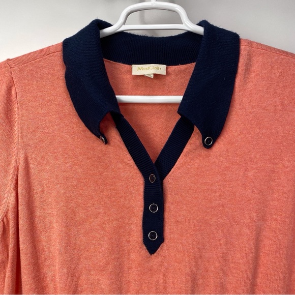 ModCloth Women Scholastic Classic Collared Mini Dress 3X Retro Academia Coral - Picture 7 of 16